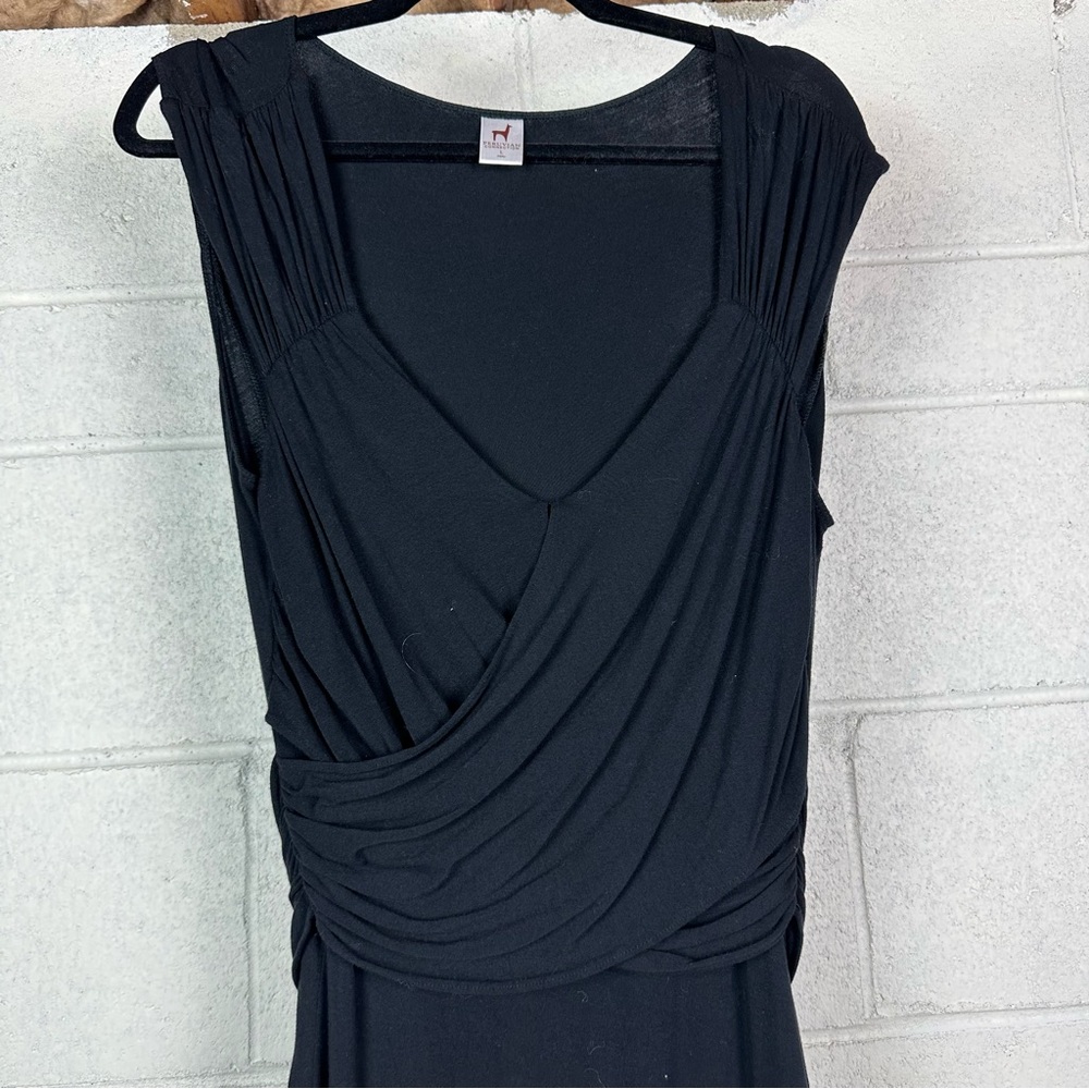 Peruvian Connection Black Sleeveless Dress size Large